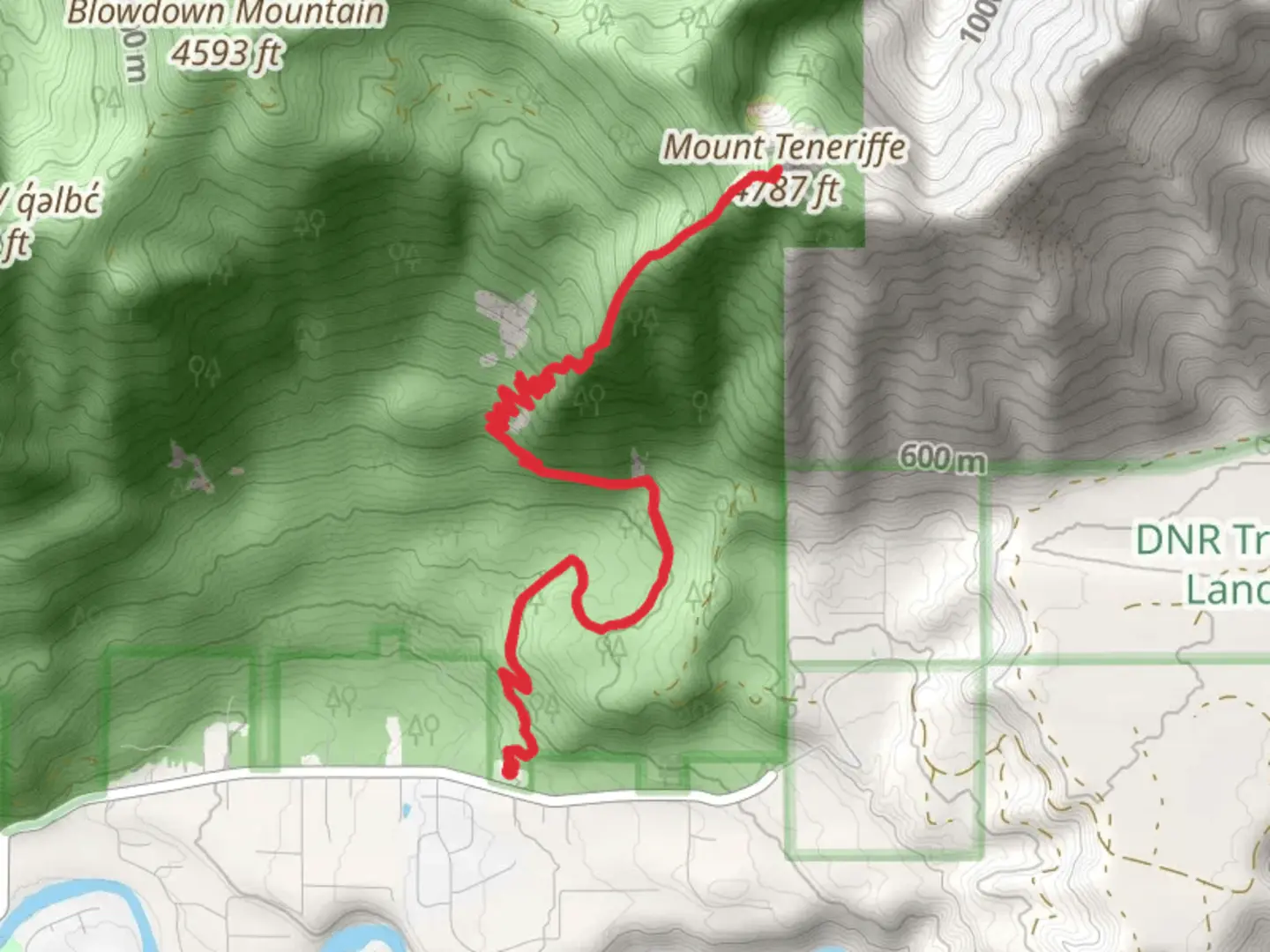 An image depicting the trail Mount Teneriffe Trail and its surrounding area.