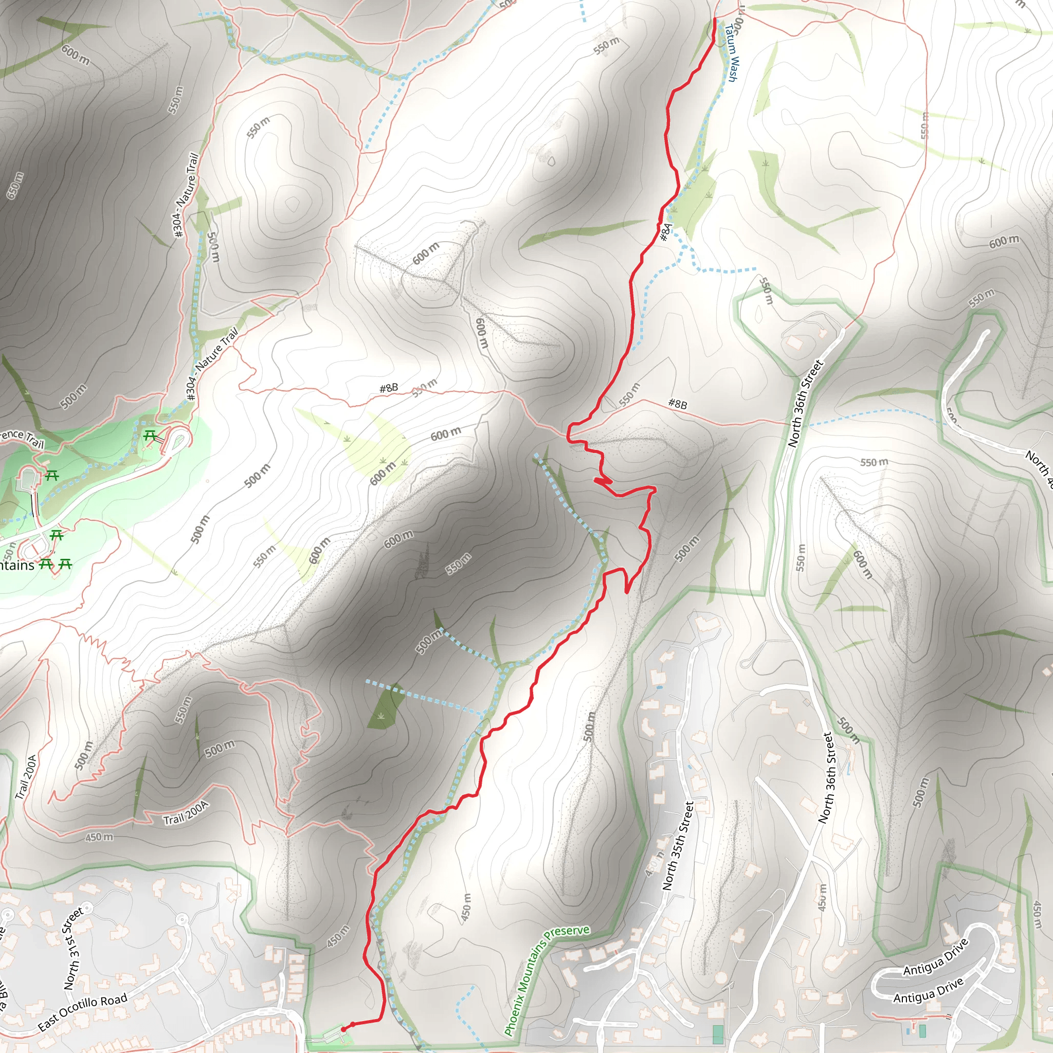 Quartz Ridge Trail mobile static map