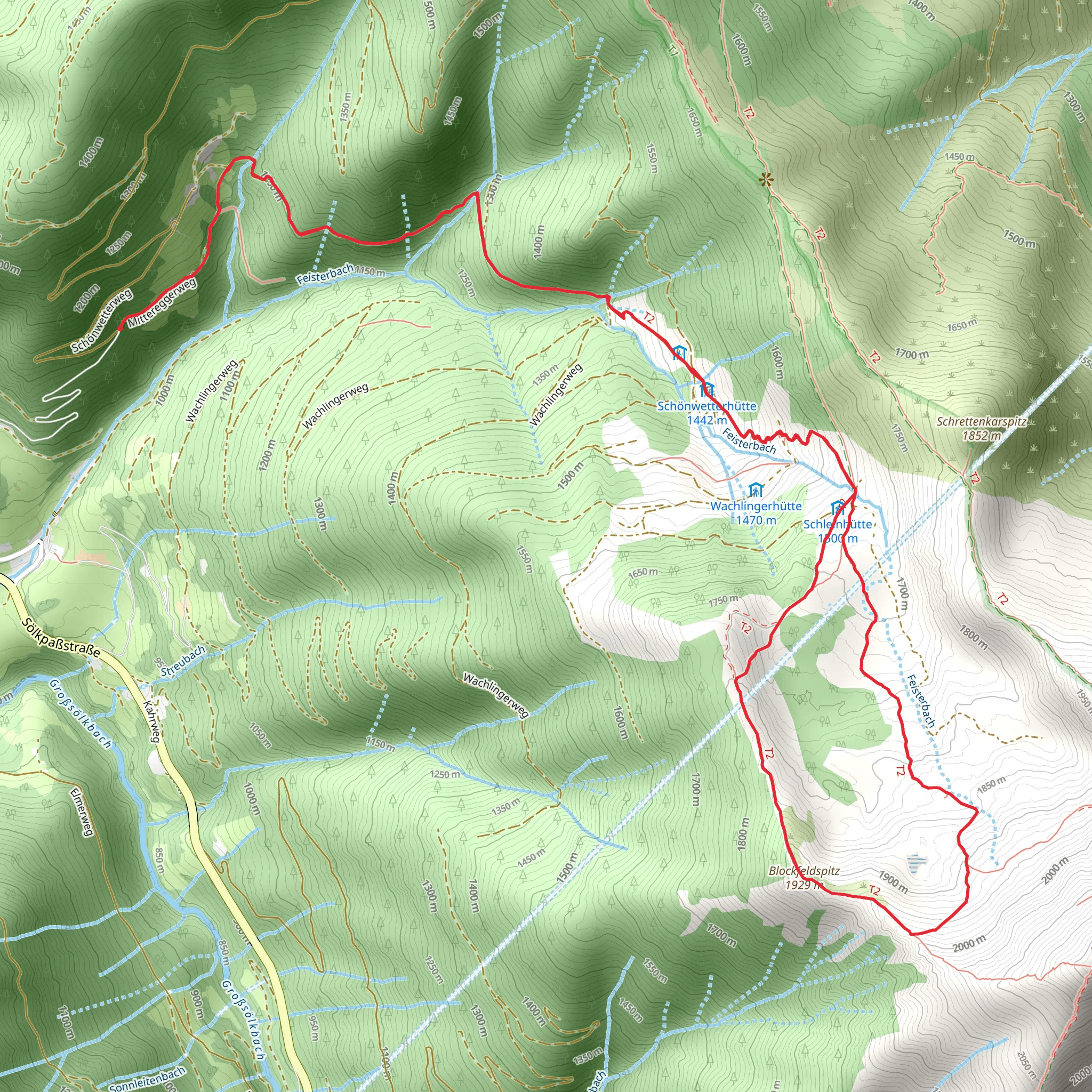 Gumpeneck Geological Trail mobile static map
