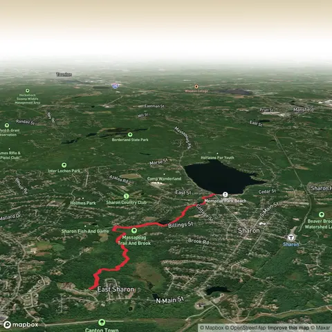 Massapoag Trail from Beach Street