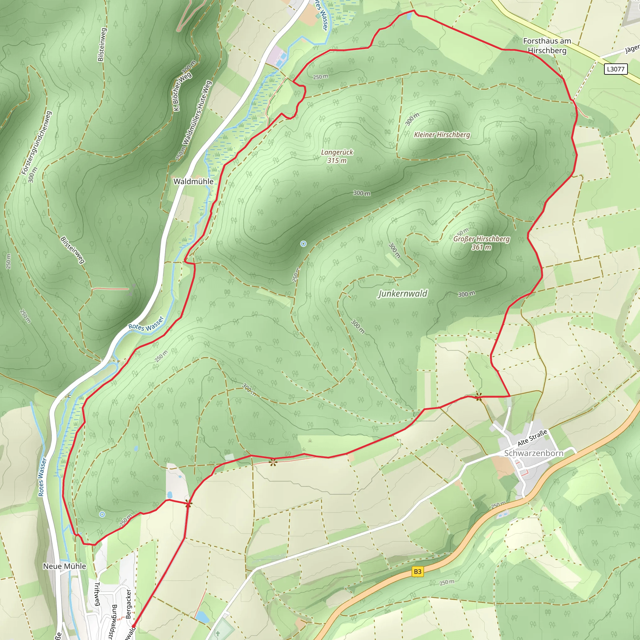 Extratour Junkernpfad mobile static map