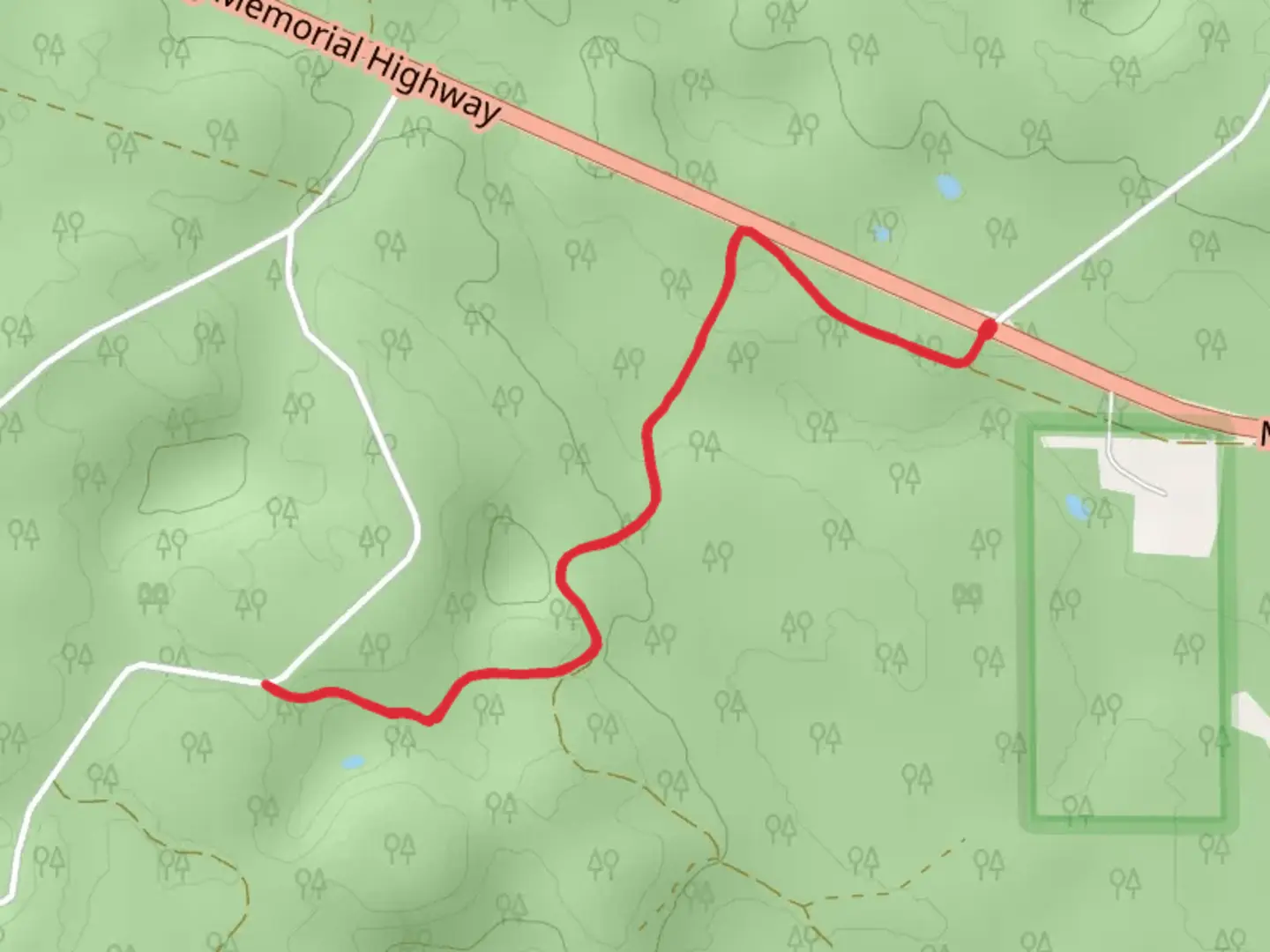 An image depicting the trail Wolf Trail and its surrounding area.