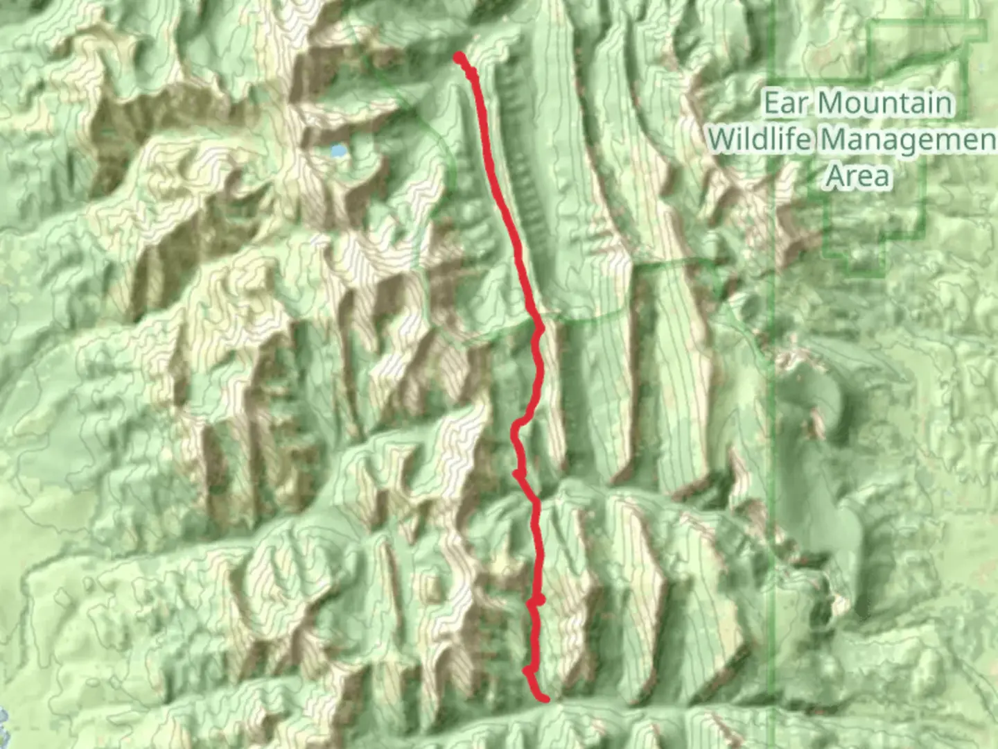 An image depicting the trail South Fork Teton Trail and its surrounding area.