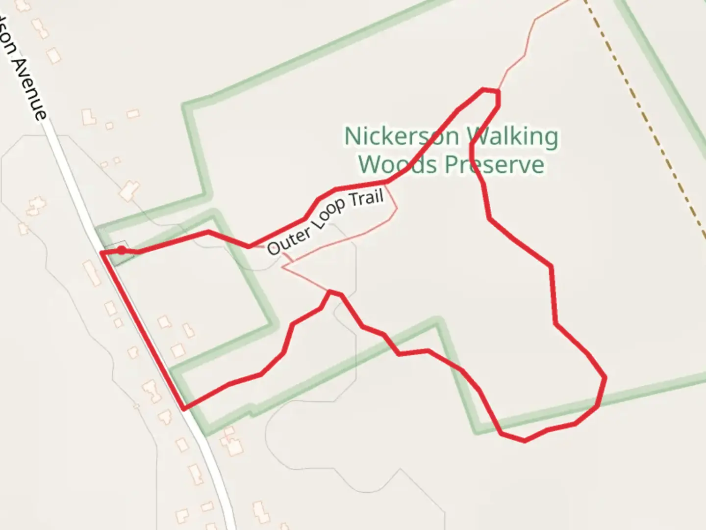 An image depicting the trail Richardson Avenue Loop Trail and its surrounding area.