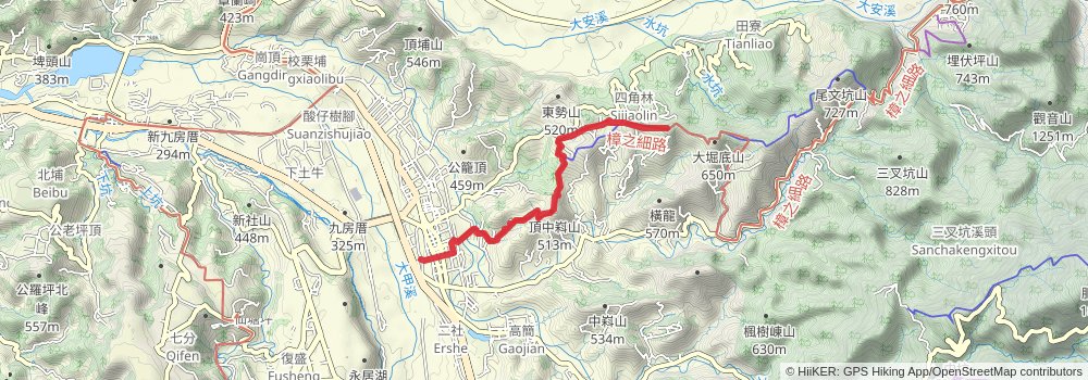 Raknus Selu Trail stage 14 Map