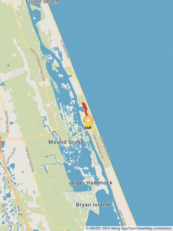 Coastal Strand Trail mobile static map