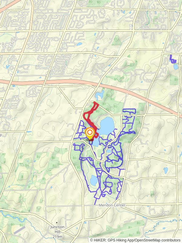 West Esker Loop Trail mobile static map