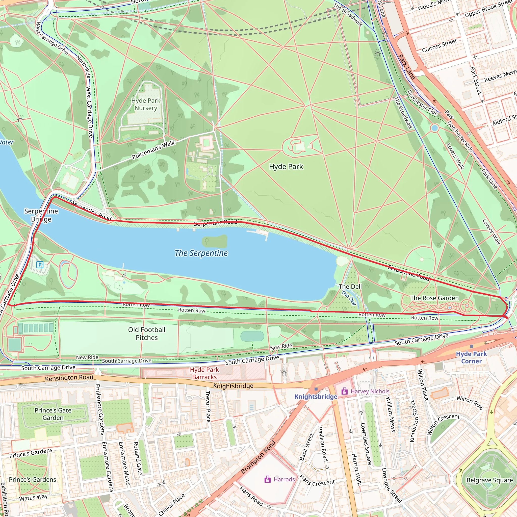 Hyde Park Loop mobile static map