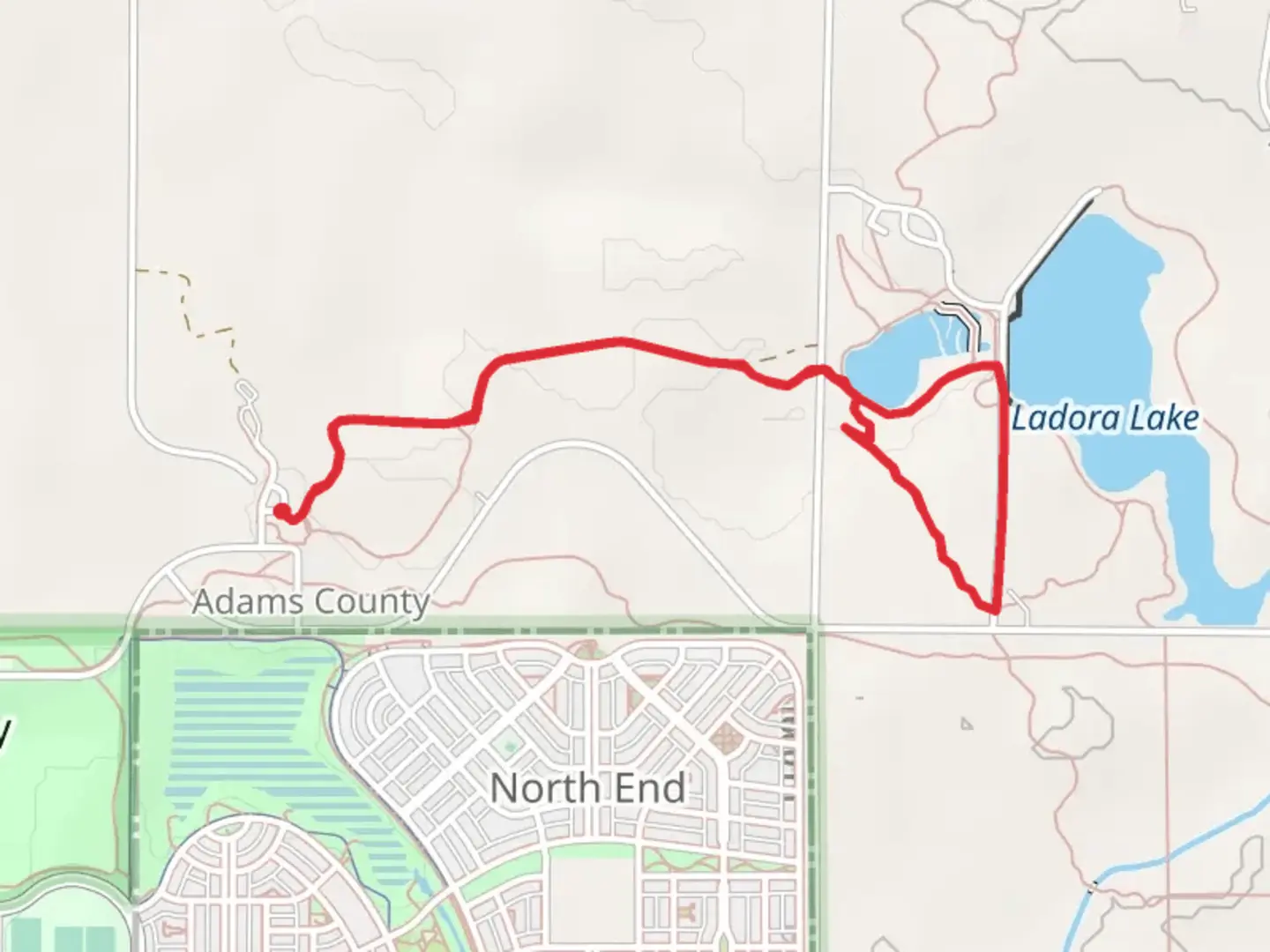 An image depicting the trail Lake Mary and Legacy Loop Trail and its surrounding area.
