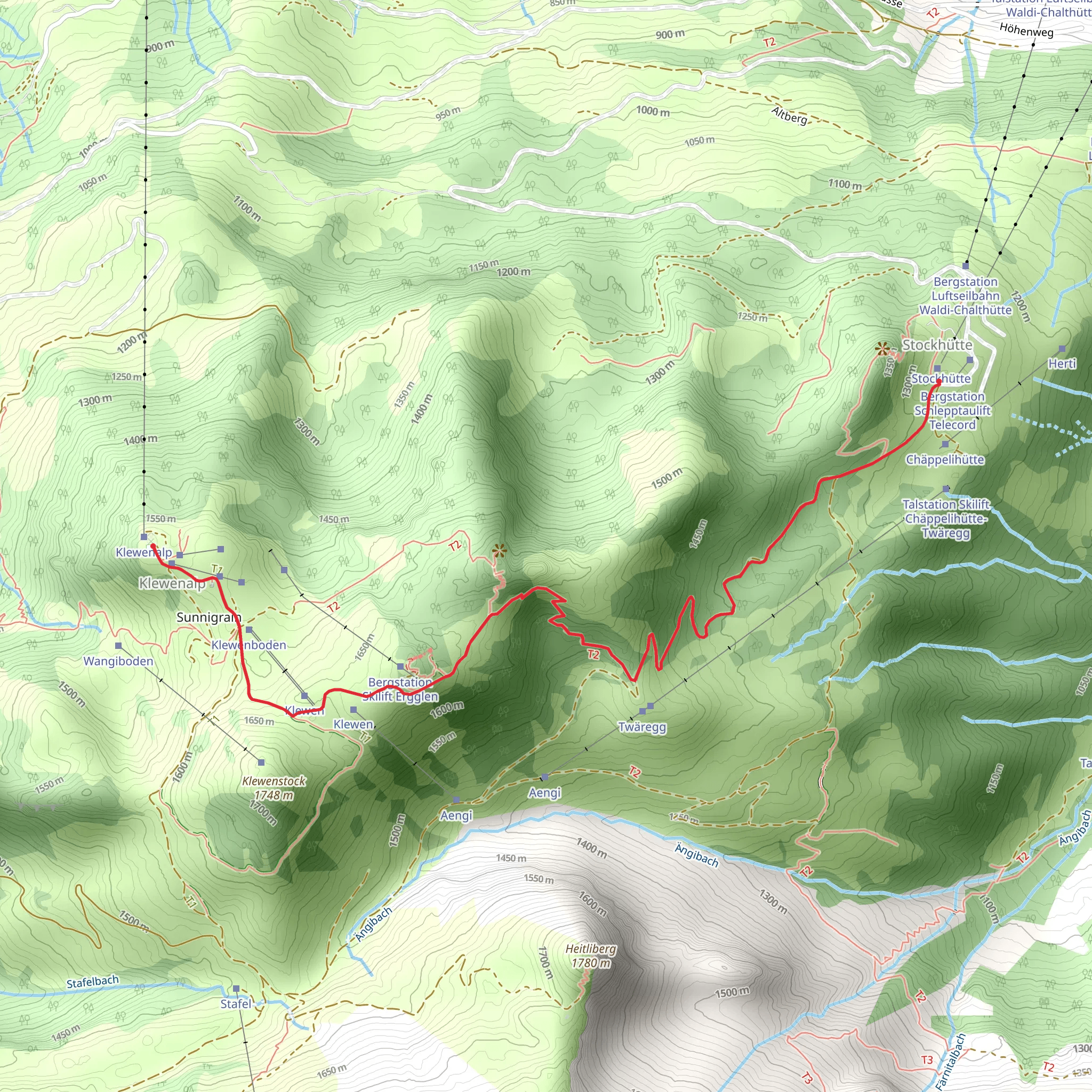 Klewenalp-Stockhütte mobile static map