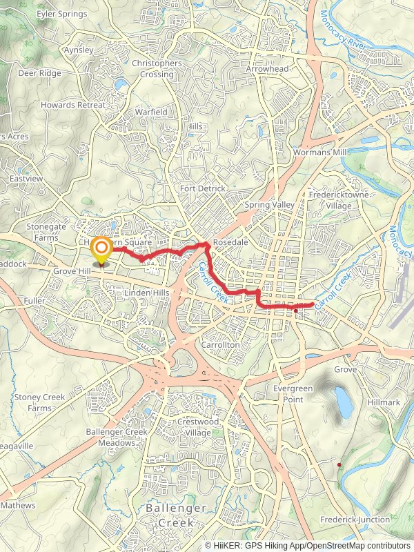 Rock Creek Trail and Corroll Creek