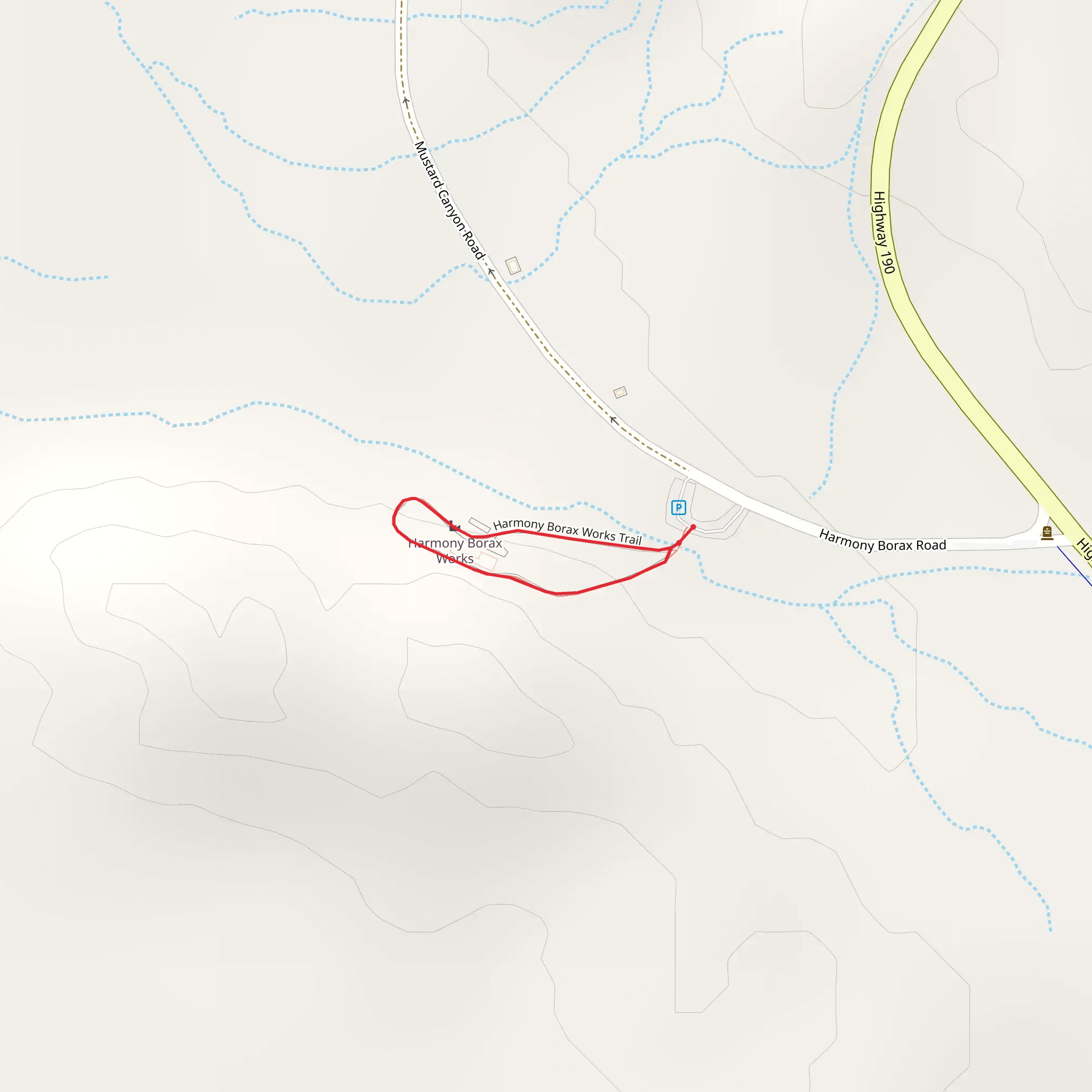 Harmony Borax Works Trail mobile static map