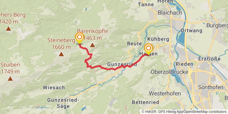 Wasserläufer - Route alt 7 Map