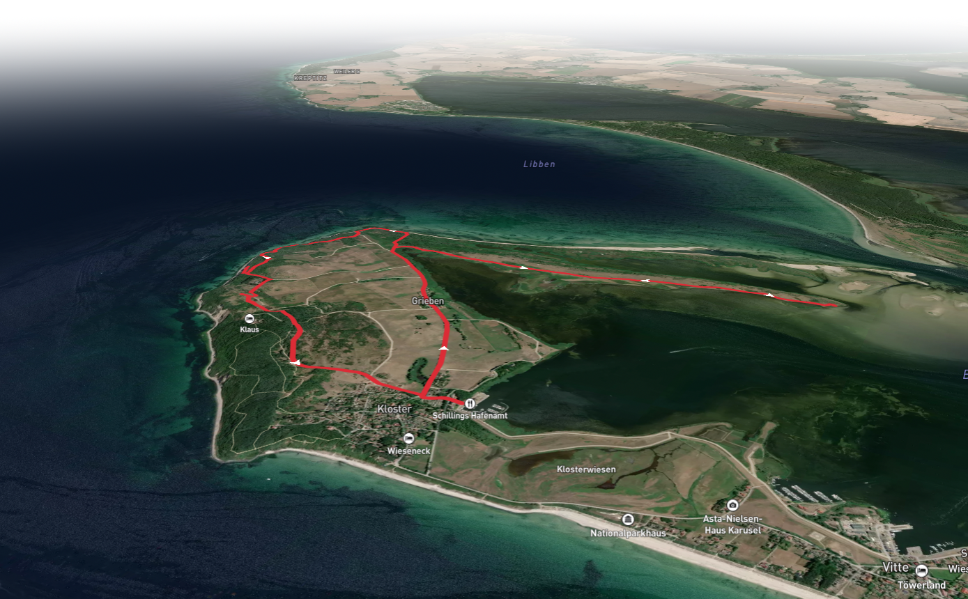 Alter Bessin, Swantiberg, Fliederberg and Inselblick Loop