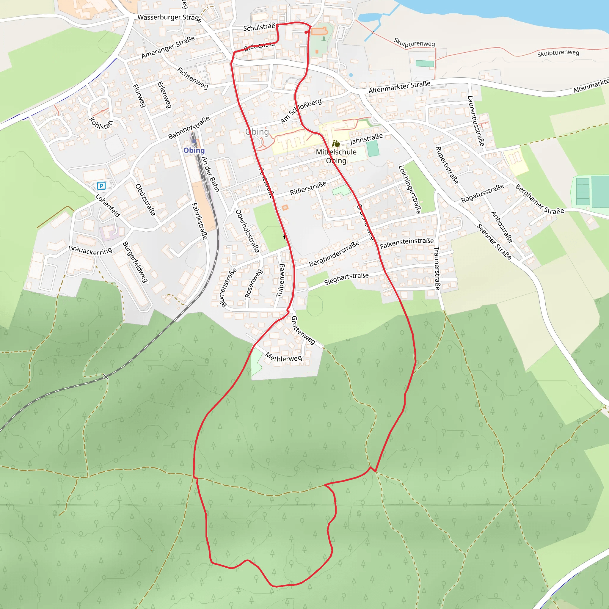 Pestkapelle Loop mobile static map