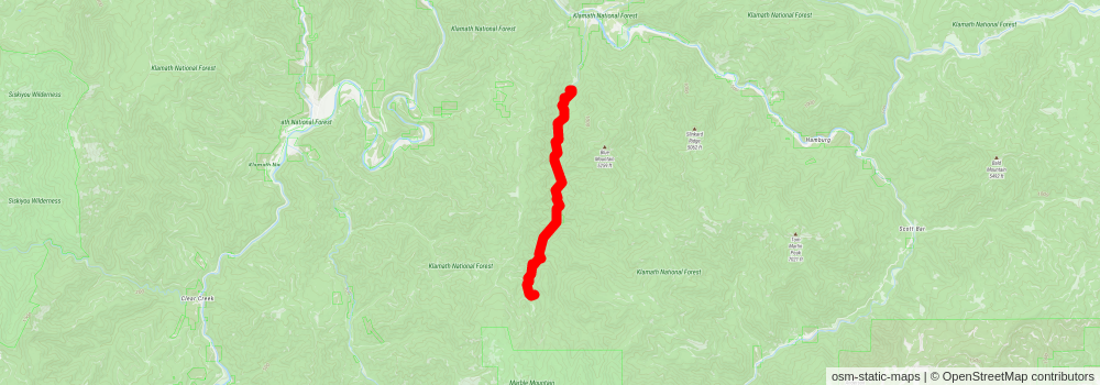 American Perimeter Trail - California Primary stage 5 Map