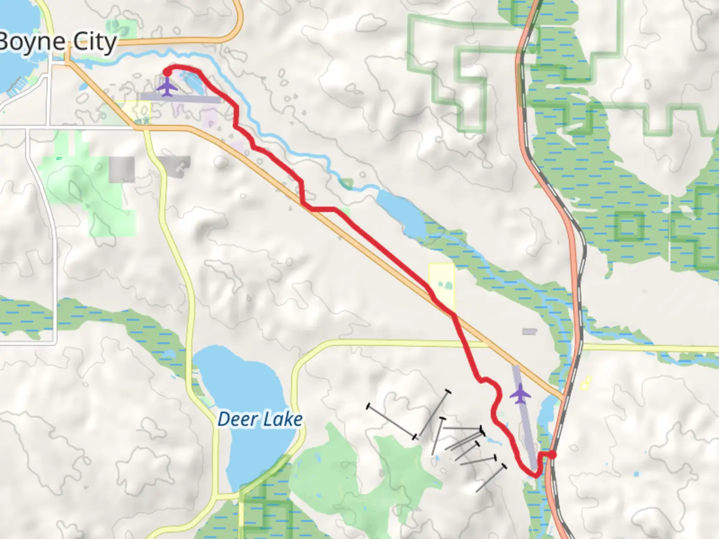 An image depicting the trail Boyne Valley Trailway and its surrounding area.