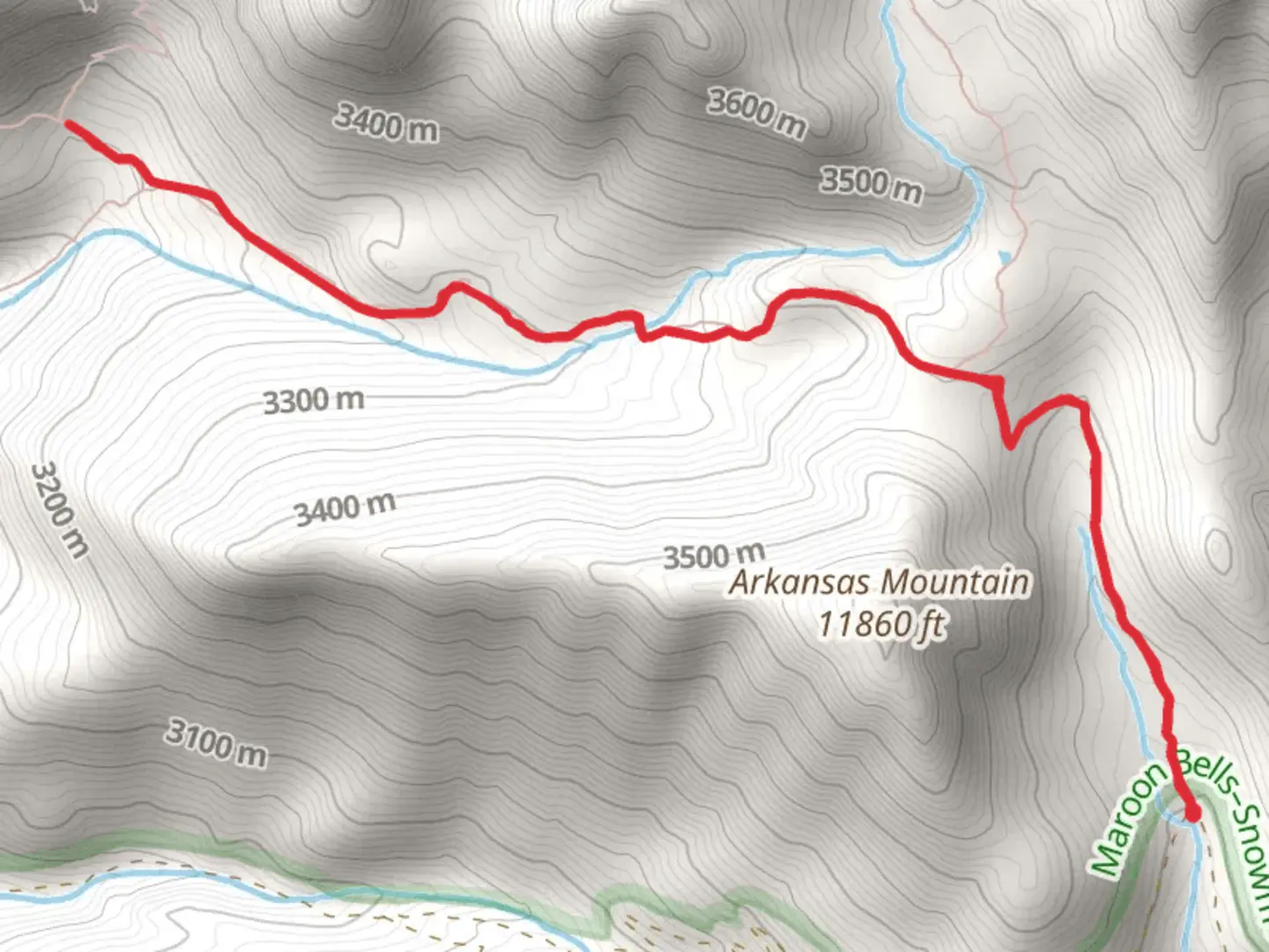 An image depicting the trail Arkansas Mountain Trail and its surrounding area.