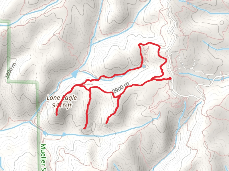 Outlook Ridge, Lone Eagle and Lost Pond Loop