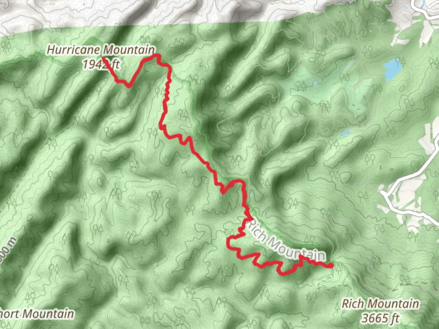 An image depicting the trail Ace Gap Trail and its surrounding area.
