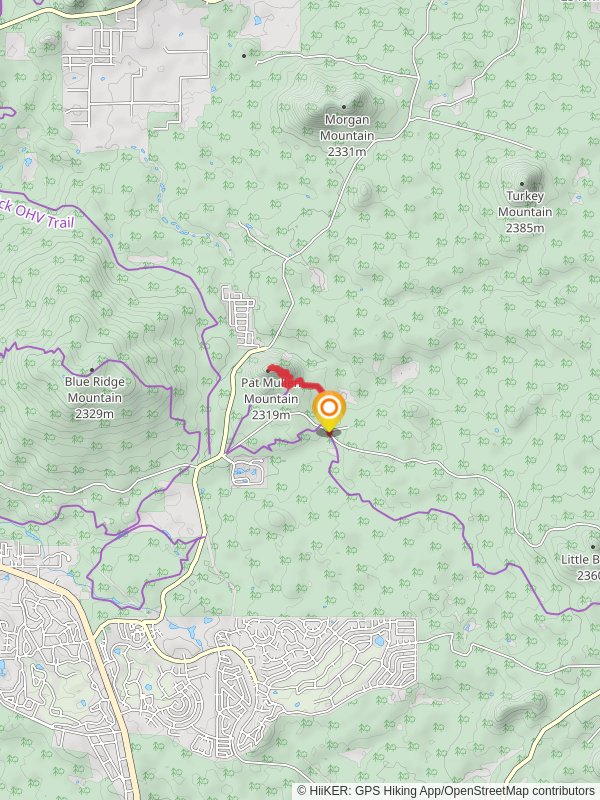 Pat Mullen Mountain via Country Club Trail