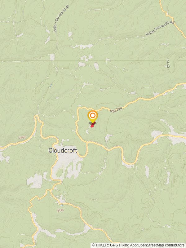 Saddle Campground Loop mobile static map
