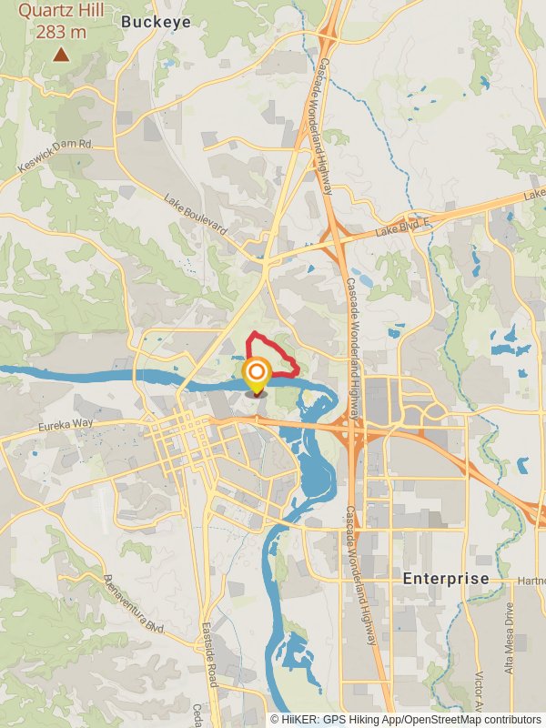 Aboretum Loop Trail via Sundial Bridge