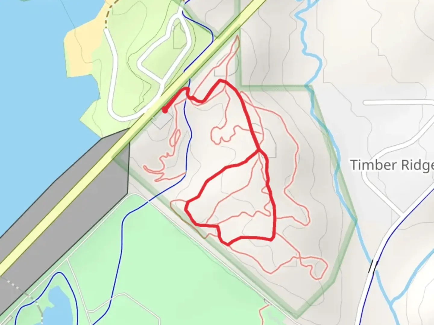 An image depicting the trail Highway T15 Loop and its surrounding area.
