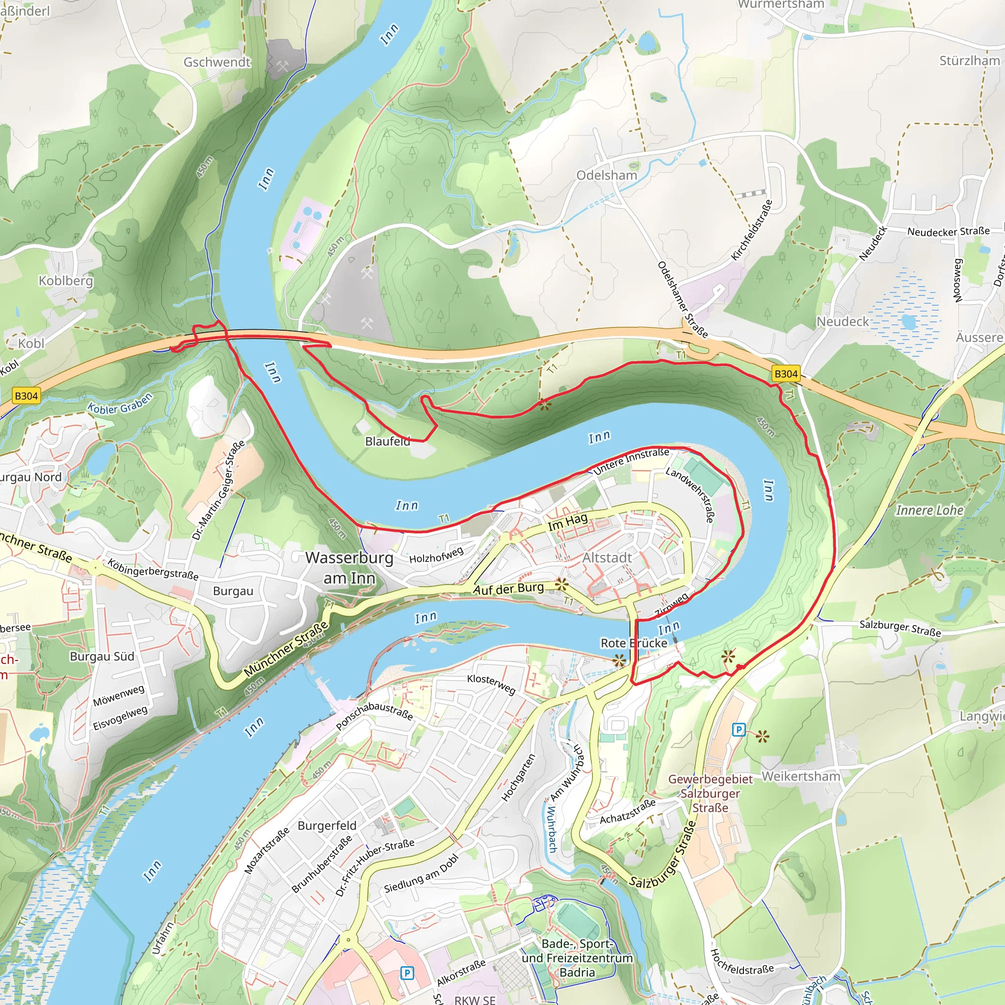 Inn via Otto-Geigenberger-Weg mobile static map