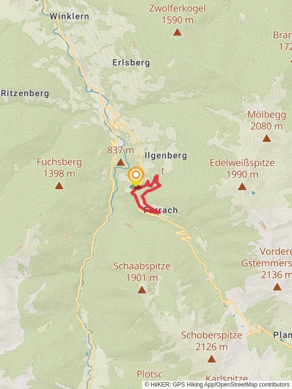 Hochbrückenway mobile static map