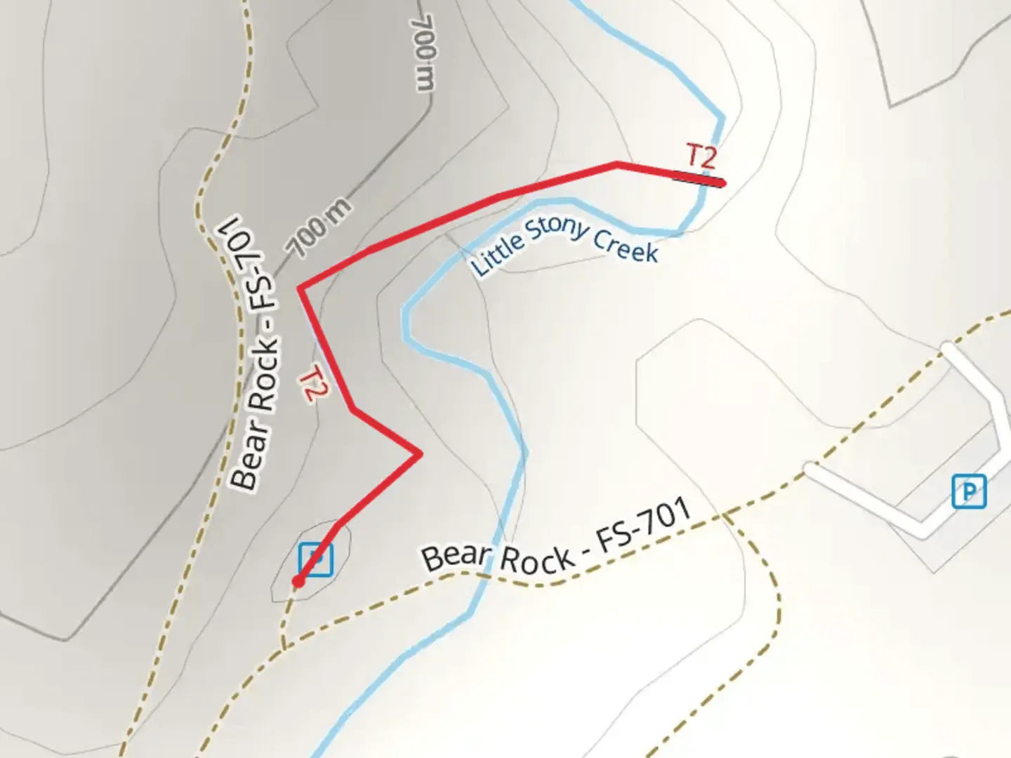 An image depicting the trail Little Stony National Recreation Trail and its surrounding area.