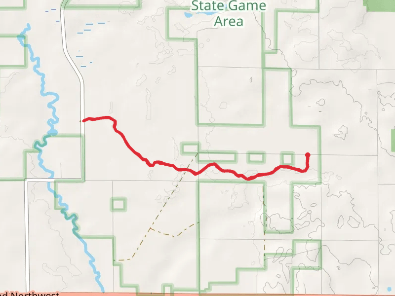 North Country Trail from Sherwin Street Northeast