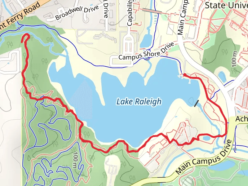 Lake Raleigh Southern Shore Trail