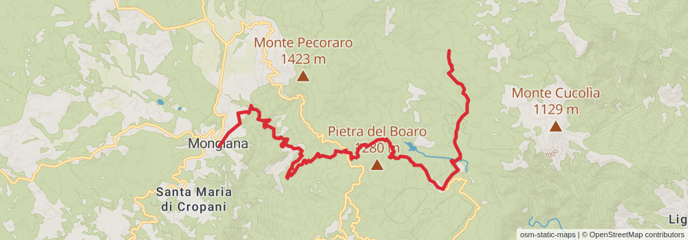 Sentiero Italia - Calabria Section stage 62 Map