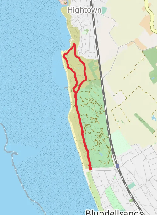 Sefton Running mobile static map