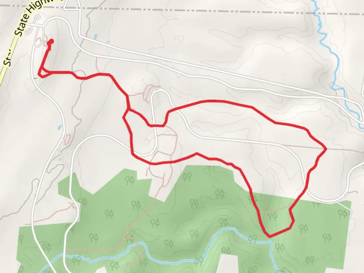An image depicting the trail Wilkinson National Recreation Trail and its surrounding area.