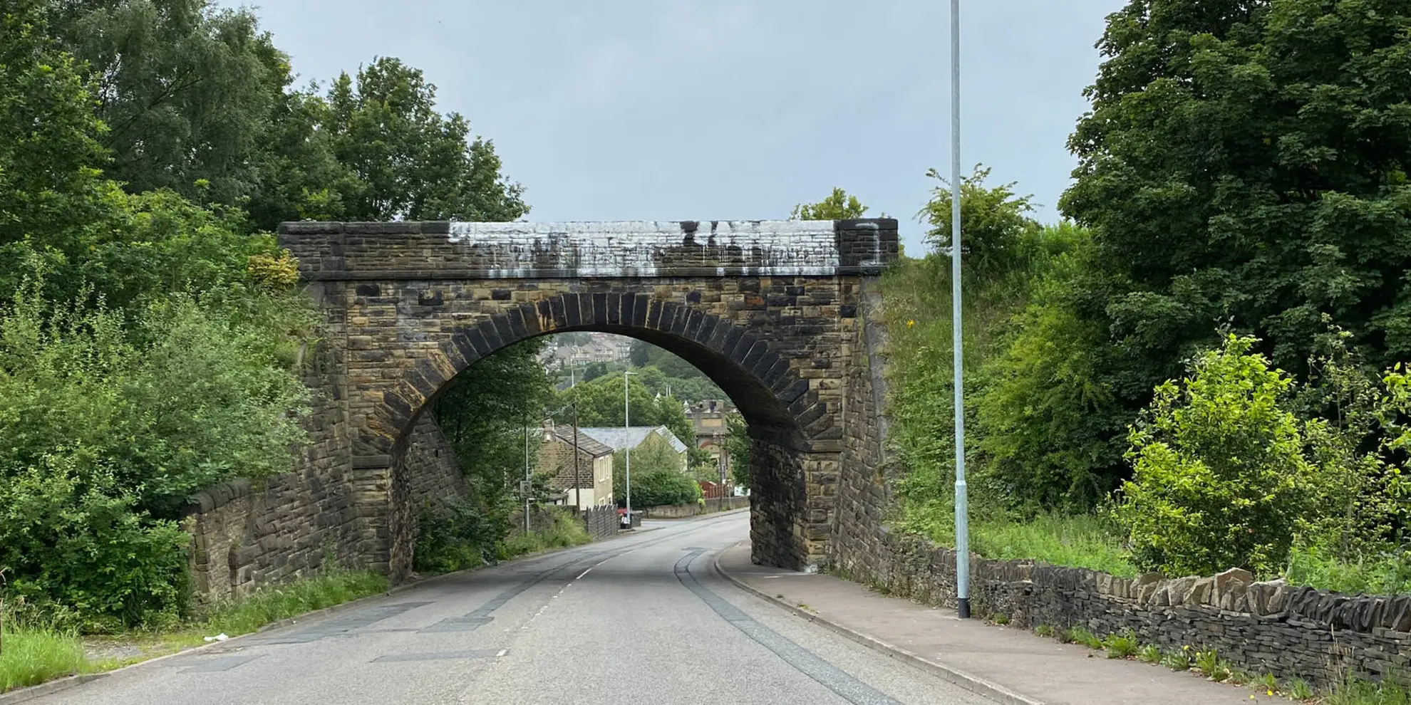 An image depicting the trail Brighouse Boundary Walk and its surrounding area.