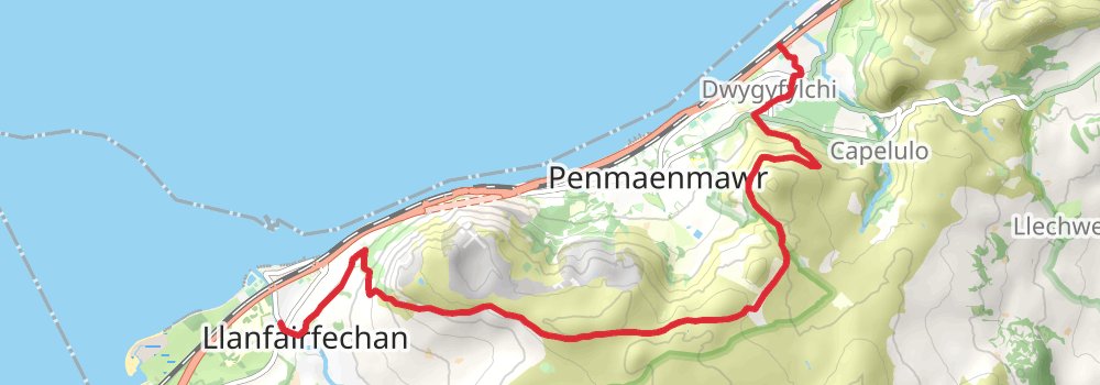 Wales Coast Path alt 3 Map