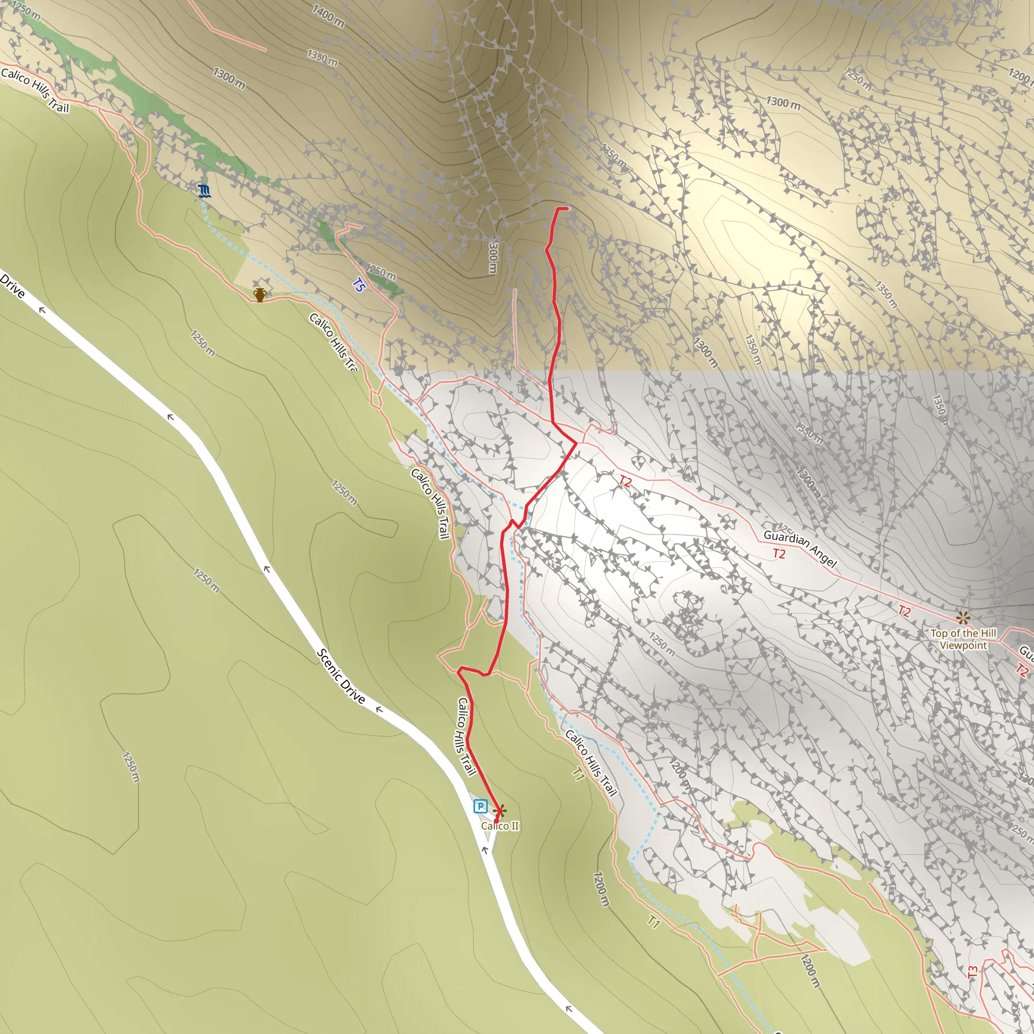 Approach to Meetup Wall mobile static map