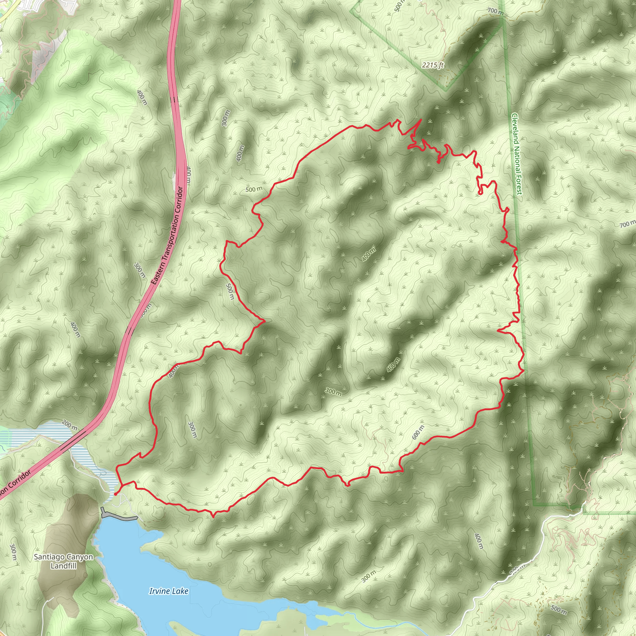 Coal Mine and Black Star SCE Loop Trail mobile static map