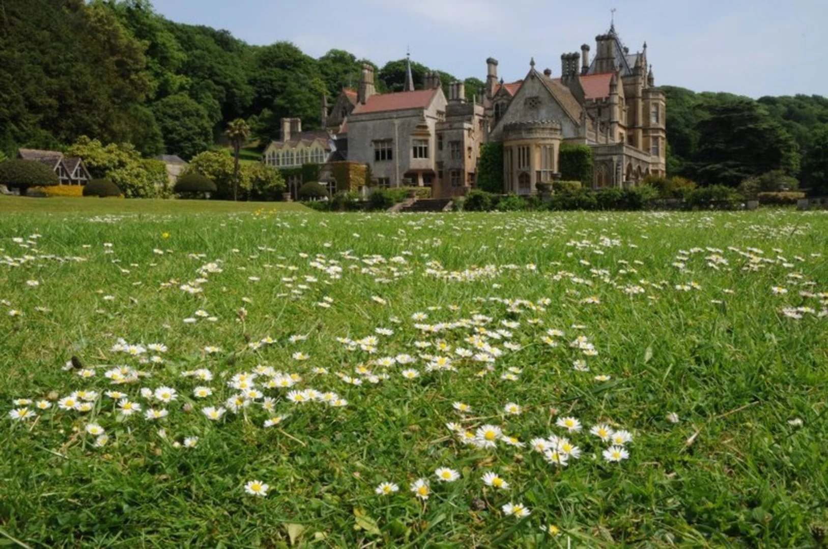 An image depicting the trail Tyntesfield House and its surrounding area.