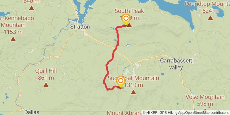 Appalachian Trail stage 196 Map
