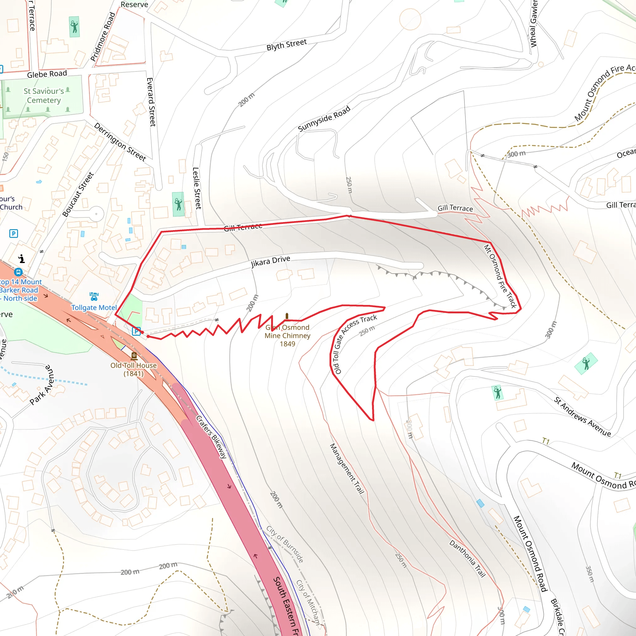 Toll Gate Circuit Track mobile static map