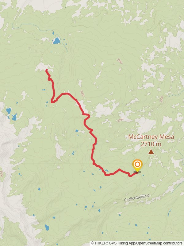 Hay Park Trail mobile static map