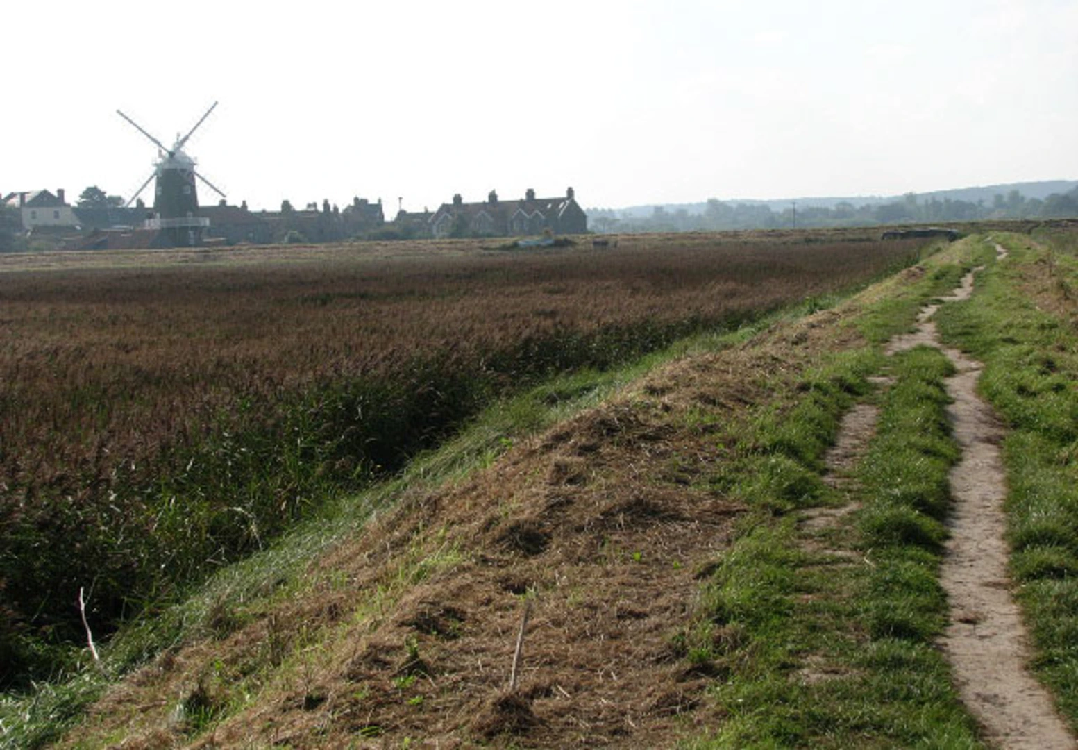 An image depicting the trail Walls next the Sea Beach to Salthouse Walk and its surrounding area.