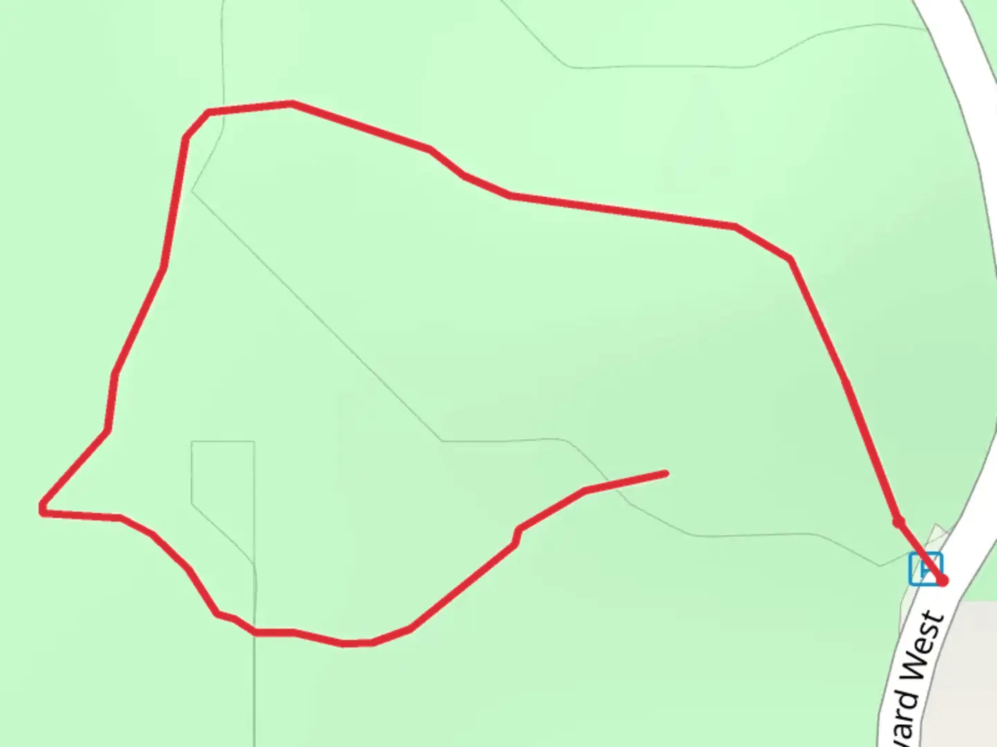 An image depicting the trail Bald Eagle Boulevard West and its surrounding area.
