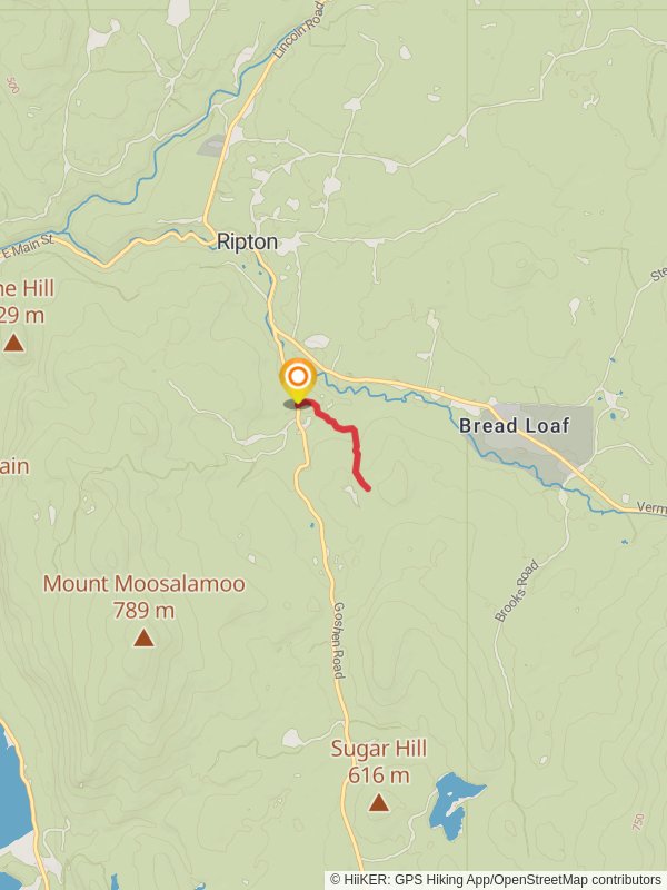 Water Tower Sundown Trail mobile static map