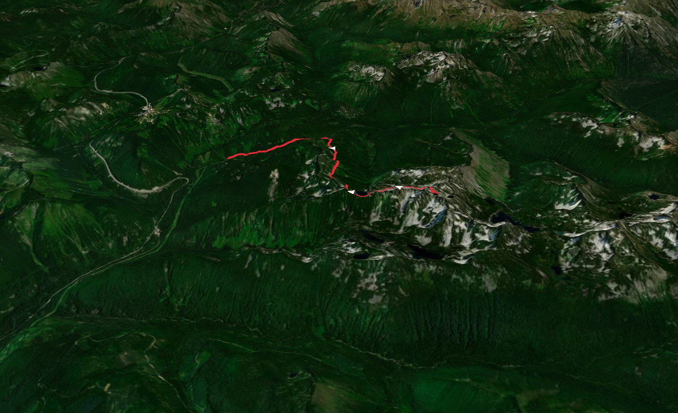 Nimbus Mountain via Tunnel Creek Trail