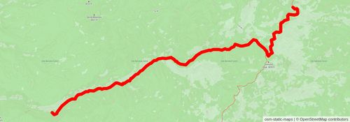 Southwestern Horseshoe Trail stage 130 Map
