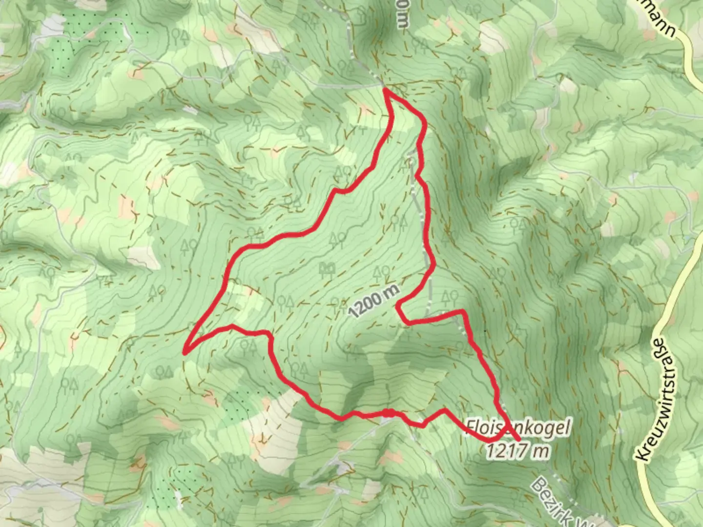 An image depicting the trail Cult Hike to the Wild Meadow - Sun Trail and its surrounding area.